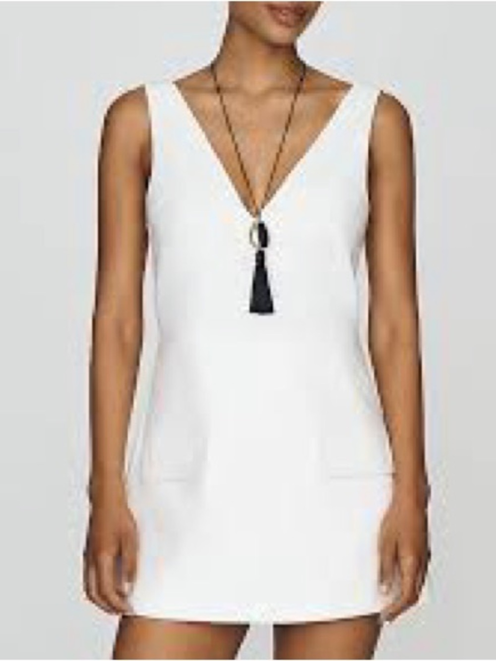 Mare Mare Anthropologie V-Neck Romper White NEW Size Small Linen Blend